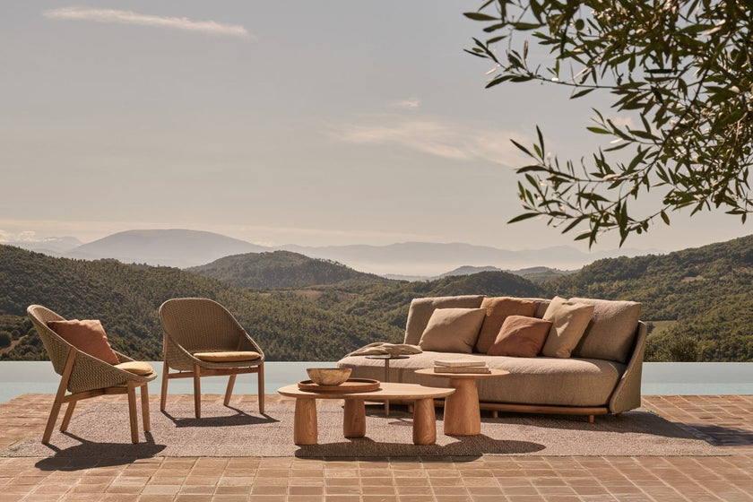 Elio 3-Seat outdoor sofa by Yabu Pushelberg for Tribù | Casa Design Group
