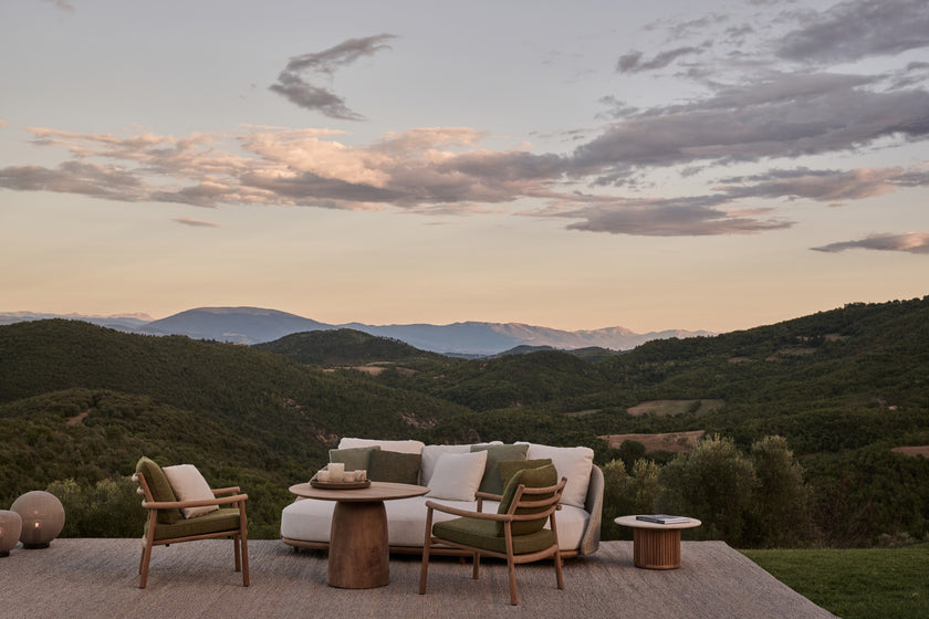 Elio 3-Seat outdoor sofa by Yabu Pushelberg for Tribù | Casa Design Group
