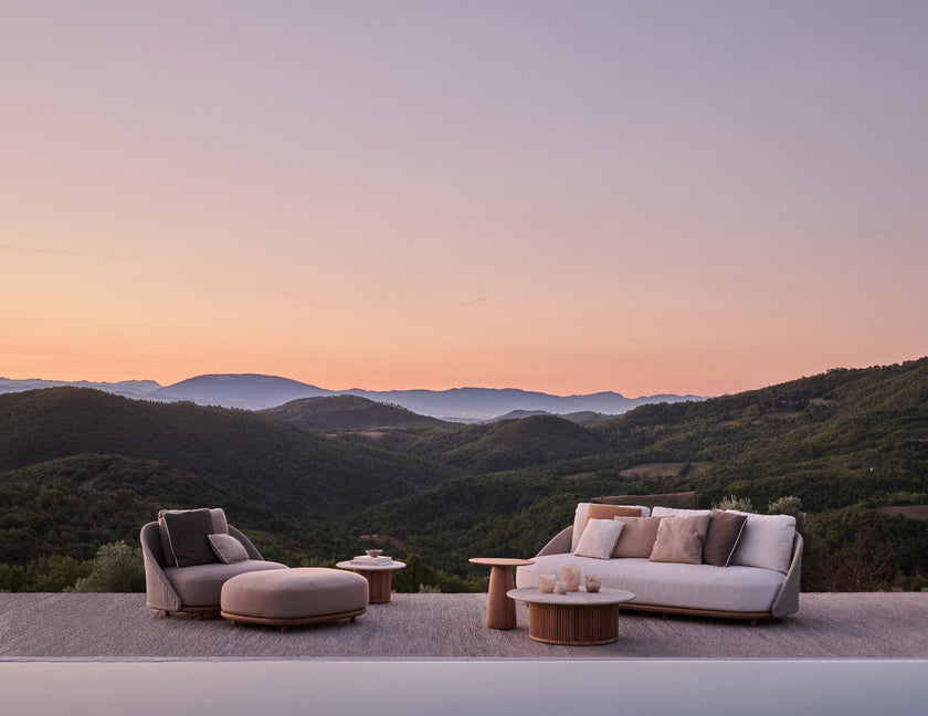 Elio 3-Seat outdoor sofa by Yabu Pushelberg for Tribù | Casa Design Group