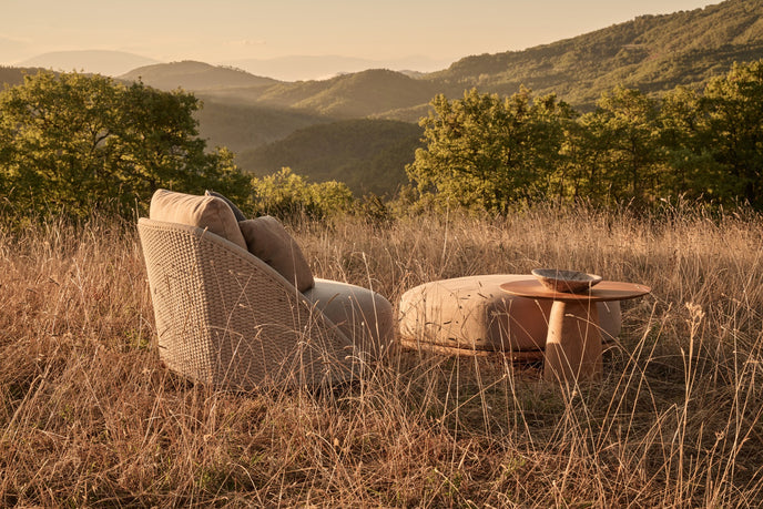 Elio sculptural lounge chair by Yabu Pushelberg for Tribù | Casa Design Group
