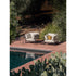 Comfortable Elodie Outdoor Lounge Chair with Suspended Cushion Design by Potocco | Casa Design Group