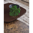 Enook Brillo coffee table featuring a solid wood structure, cylindrical base, and elegant marble top with refined contemporary styling.