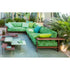 Ensemble Outdoor Coffee Table by Paola Lenti with a Stainless Steel Structure and Decorative Tops | Casa Design Group