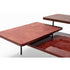 Ensemble Outdoor Coffee Table by Paola Lenti with a Stainless Steel Structure and Decorative Tops | Casa Design Group