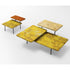 Ensemble Outdoor Coffee Table by Paola Lenti with a Stainless Steel Structure and Decorative Tops | Casa Design Group