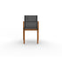 Elegant Greenwich Outdoor Batyline Teak Dining Side Chair by Danao | Casa Design Group