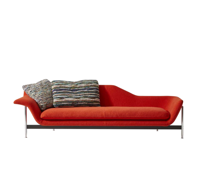 Esosoft bench by Cassina with modular design, aluminum frame and upholstered cushion – Casa Design Group
