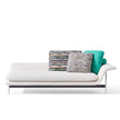 Esosoft bench by Cassina with modular design, aluminum frame and upholstered cushion – Casa Design Group