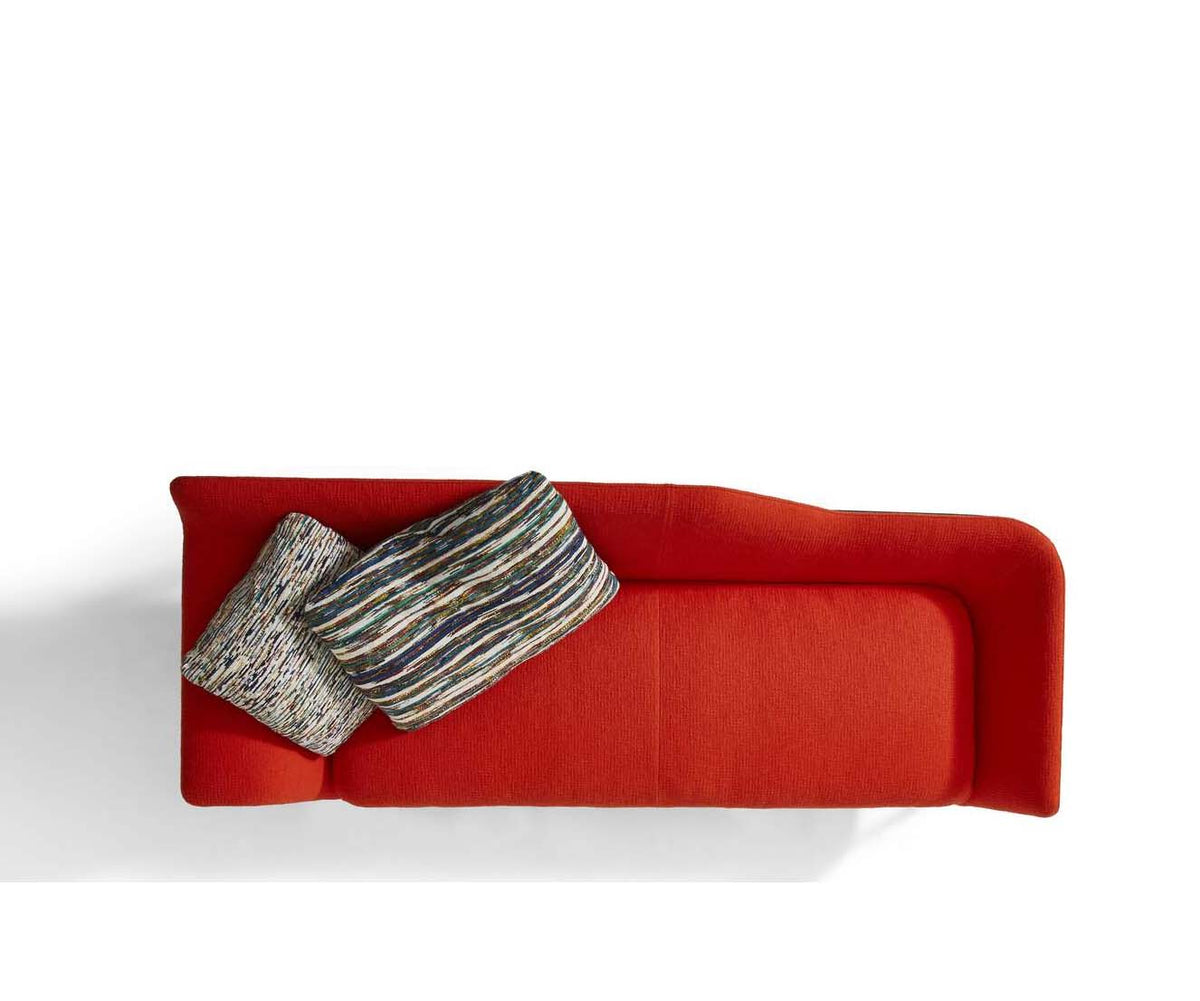 Esosoft bench by Cassina with modular design, aluminum frame and upholstered cushion – Casa Design Group