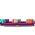 Esosoft bench by Cassina with modular design, aluminum frame and upholstered cushion – Casa Design Group