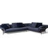 Esosoft sectional sofa by Cassina with modular design, aluminum frame and upholstered cushions – Casa Design Group