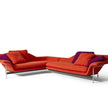 Esosoft sectional sofa by Cassina with modular design, aluminum frame and upholstered cushions – Casa Design Group