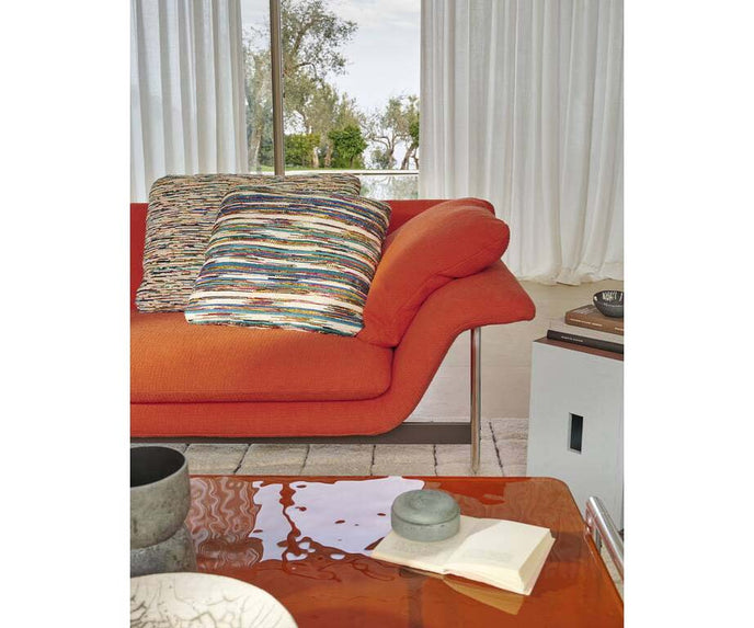 Esosoft sectional sofa by Cassina with modular design, aluminum frame and upholstered cushions – Casa Design Group