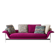 Esosoft sofa by Cassina with modular design, aluminum frame and upholstered cushions – Casa Design Group