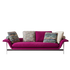 Esosoft sofa by Cassina with modular design, aluminum frame and upholstered cushions – Casa Design Group