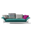 Esosoft sofa by Cassina with modular design, aluminum frame and upholstered cushions – Casa Design Group
