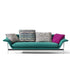 Esosoft sofa by Cassina with modular design, aluminum frame and upholstered cushions – Casa Design Group