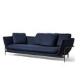 Esosoft sofa by Cassina with modular design, aluminum frame and upholstered cushions – Casa Design Group