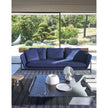 Esosoft sofa by Cassina with modular design, aluminum frame and upholstered cushions – Casa Design Group