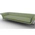 Esosoft sofa by Cassina with modular design, aluminum frame and upholstered cushions – Casa Design Group
