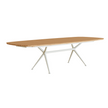 Modern Teak and Aluminum Exes Rectangular Outdoor Dining Table by Royal Botania Casa Design Group