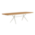 Modern Teak and Aluminum Exes Rectangular Outdoor Dining Table by Royal Botania Casa Design Group