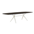 Modern Teak and Aluminum Exes Rectangular Outdoor Dining Table by Royal Botania Casa Design Group