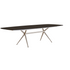 Modern Teak and Aluminum Exes Rectangular Outdoor Dining Table by Royal Botania Casa Design Group
