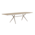 Modern Teak and Aluminum Exes Rectangular Outdoor Dining Table by Royal Botania Casa Design Group