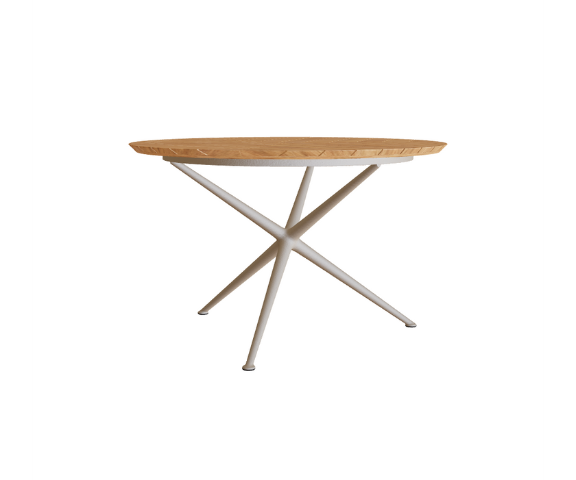 Luxury Exes Round Outdoor Dining Table by Royal Botania Casa Design Group
