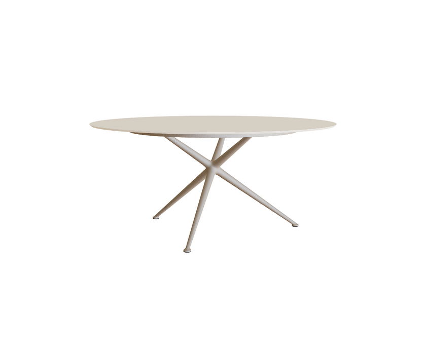 Luxury Exes Round Outdoor Dining Table by Royal Botania Casa Design Group