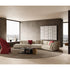 Frigerio Felix Sectional Sofa modular designer sectional with upholstered cushions and refined metal details Casa Design Group