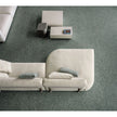 Frigerio Felix Sectional Sofa modular designer sectional with upholstered cushions and refined metal details Casa Design Group