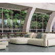 Frigerio Felix Sectional Sofa modular designer sectional with upholstered cushions and refined metal details Casa Design Group