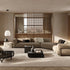 Frigerio Felix Sectional Sofa modular designer sectional with upholstered cushions and refined metal details Casa Design Group