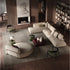 Frigerio Felix Sectional Sofa modular designer sectional with upholstered cushions and refined metal details Casa Design Group