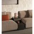 Frigerio Felix Sectional Sofa modular designer sectional with upholstered cushions and refined metal details Casa Design Group