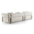 Frigerio Felix Sofa modular designer sofa with upholstered cushions and refined metal details Casa Design Group
