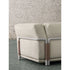 Frigerio Felix Sofa modular designer sofa with upholstered cushions and refined metal details Casa Design Group
