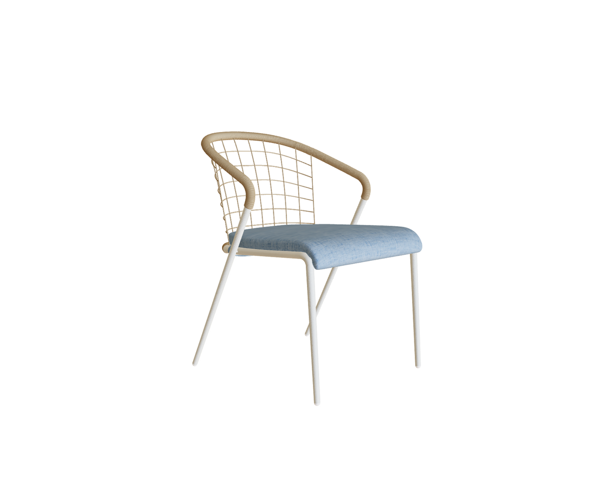 Comfortable and Stylish Fensi Outdoor Dining Chair by Royal Botania Casa Design Group