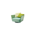 Filo Outdoor Swivel Armchair by Paola Lenti for Luxurious Comfort Casa Design Group