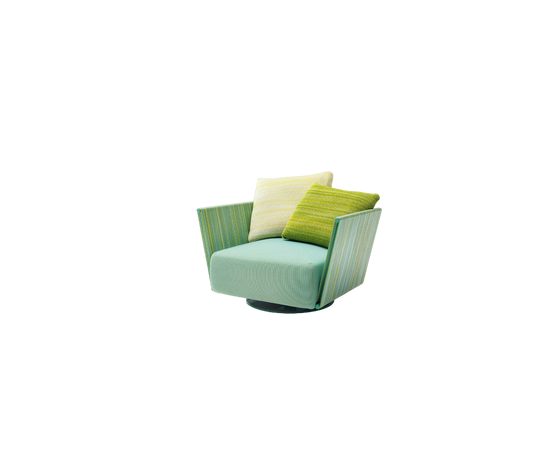 Filo Outdoor Swivel Armchair by Paola Lenti for Luxurious Comfort Casa Design Group