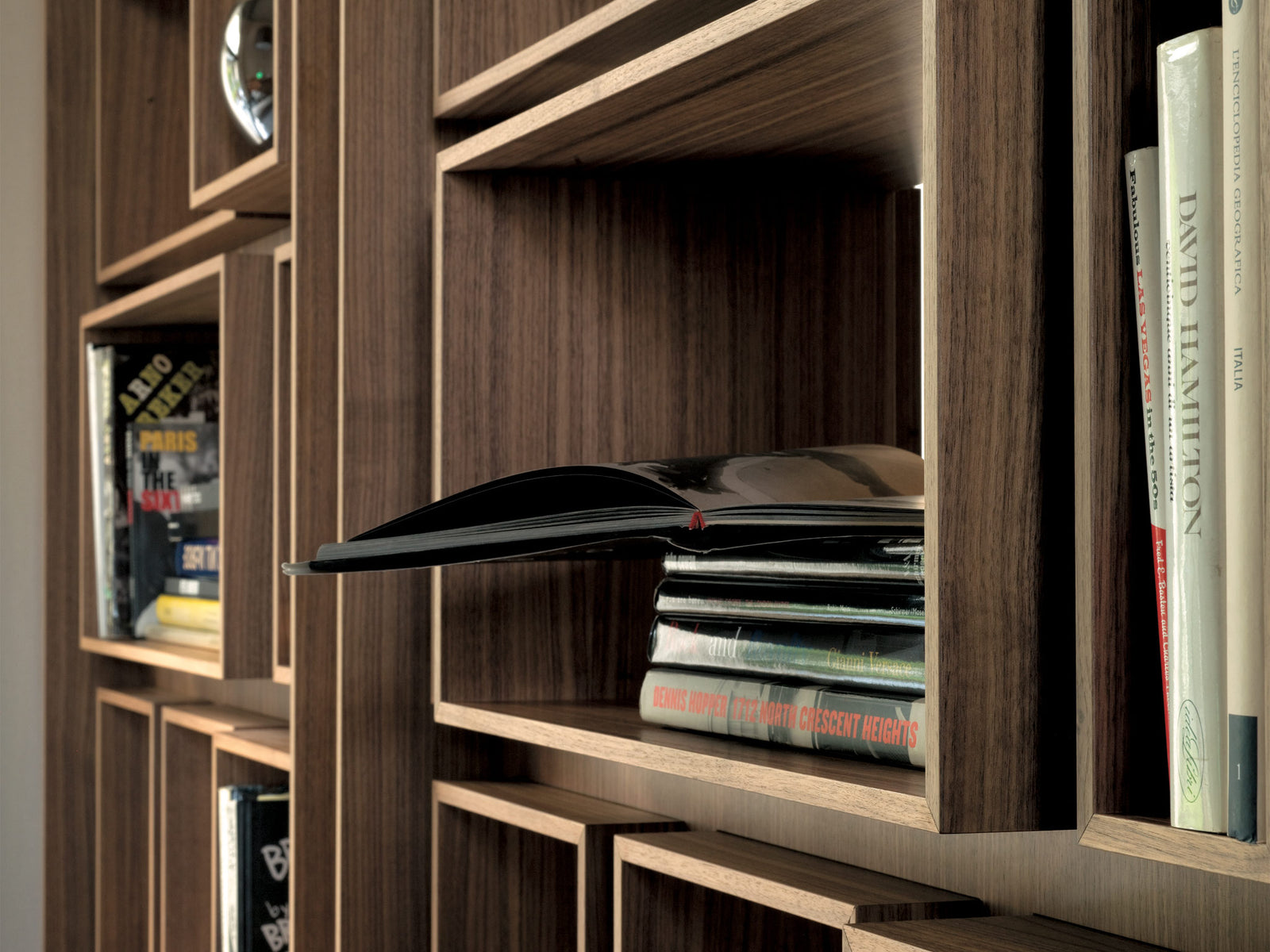 High End First Bookcase by Porada Casa Design Group