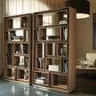 High End First Bookcase by Porada Casa Design Group