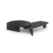 Flatiron Coffee Table by Bonaldo with sculptural asymmetrical legs and a contemporary top.