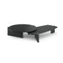 Flatiron Coffee Table by Bonaldo with sculptural asymmetrical legs and a contemporary top.