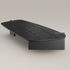 Flatiron Coffee Table by Bonaldo with sculptural asymmetrical legs and a contemporary top.