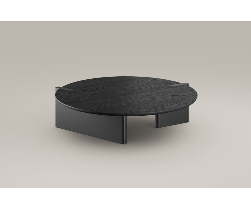 Flatiron Coffee Table by Bonaldo with sculptural asymmetrical legs and a contemporary top.
