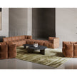 Flatiron Coffee Table by Bonaldo with sculptural asymmetrical legs and a contemporary top.