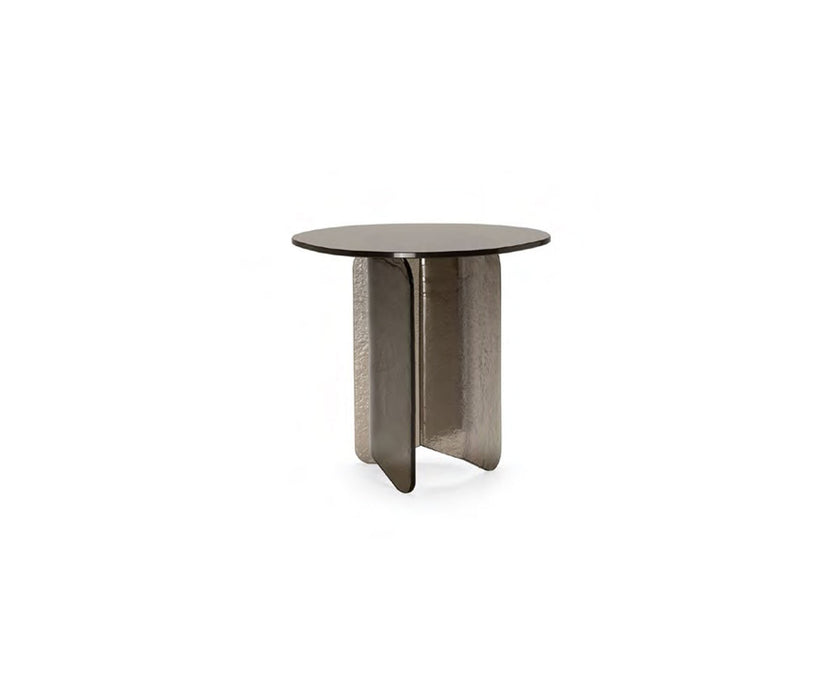 Fleur glass coffee table by Molteni&C designed by Christophe Delcourt.